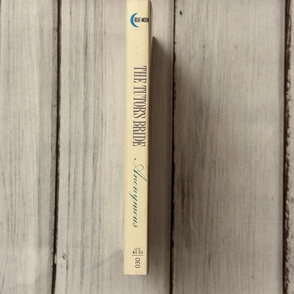 Vintage Erotic Pulp Smut PB The Tutor's‎ Bride Blue Moon 1988 Adult Sleaze PP